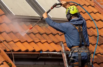 Démoussage et hydrofuge de toiture à Montreux-Vieux